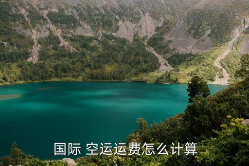  国际 空运运费怎么计算
