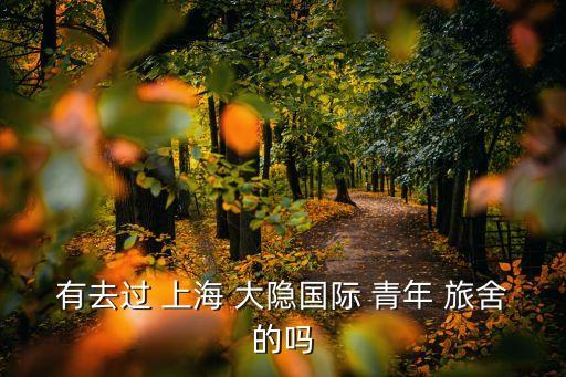 上海大隐国际青年旅舍在那个位置,上海哪些青年旅舍还不错?