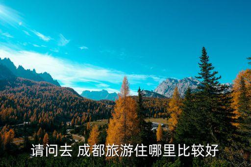 请问去 成都旅游住哪里比较好