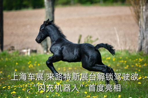  上海车展,来路特斯展台解锁驾驶欲,“闪充机器人”首度亮相