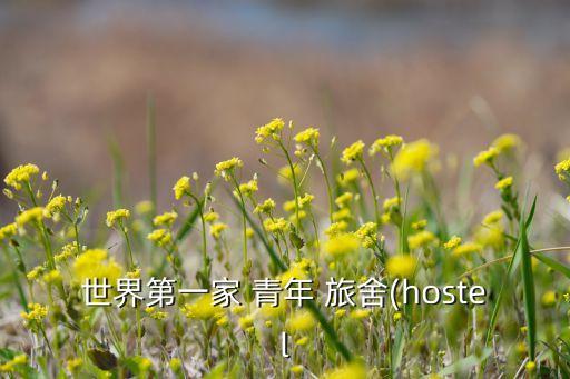 世界第一家 青年 旅舍(hostel