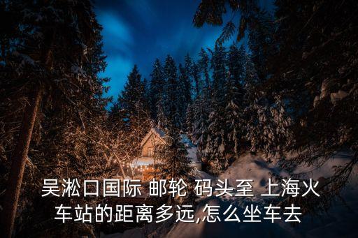  吴淞口国际 邮轮 码头至 上海火车站的距离多远,怎么坐车去