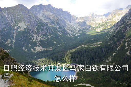 日照经济技术开发区马家白铁有限公司怎么样