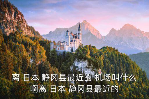 离 日本 静冈县最近的 机场叫什么啊离 日本 静冈县最近的