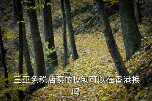  三亚免税店买的lv包可以在香港换吗