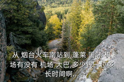 从 烟台火车南站到 蓬莱 国际 机场有没有 机场 大巴,多少钱一位多长时间啊...