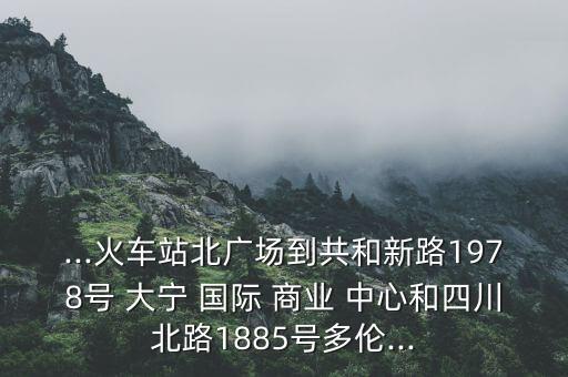 大宁国际商业中心图片,上海大宁商业中心