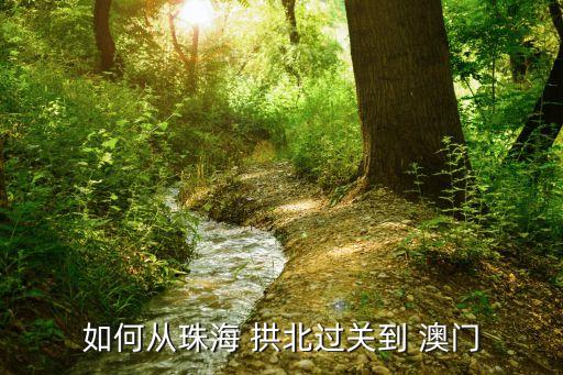 拱北口岸通关去到澳门国际机场