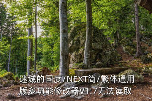  迷城的国度/NEXT简/繁体通用版多功能修改器V1.7无法读取