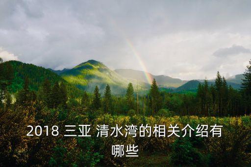 三亚清水湾国际酒店