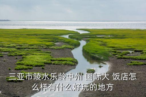 三亚市陵水乐龄中州 国际大 饭店怎么样有什么好玩的地方