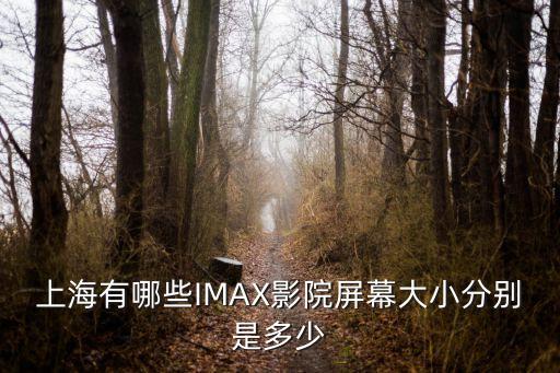 上海有哪些IMAX影院屏幕大小分别是多少