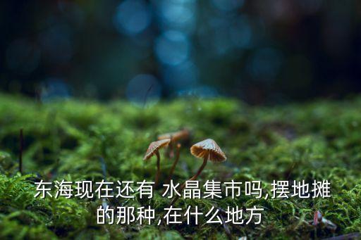  东海现在还有 水晶集市吗,摆地摊的那种,在什么地方