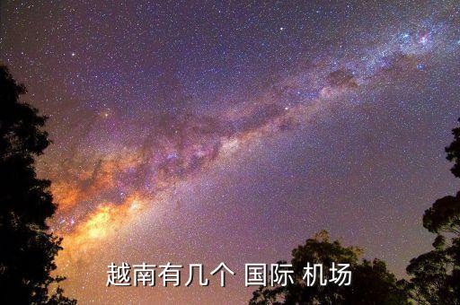 越南有几个 国际 机场