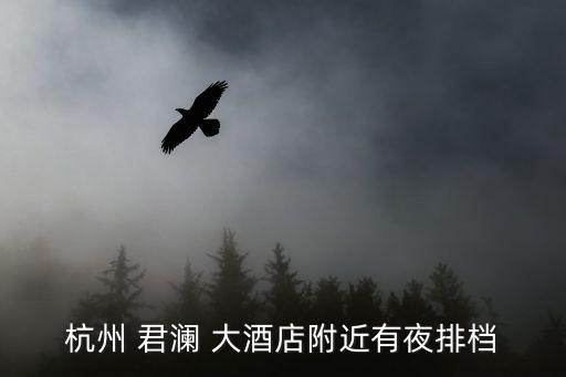 杭州 君澜 大酒店附近有夜排档