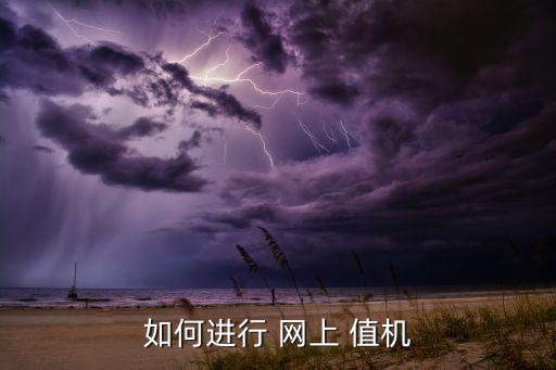 如何进行 网上 值机