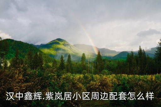 汉中鑫辉.紫岚居小区周边配套怎么样