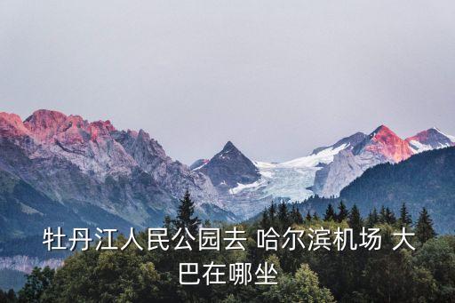 牡丹江人民公园去 哈尔滨机场 大巴在哪坐