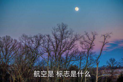  航空是 标志是什么