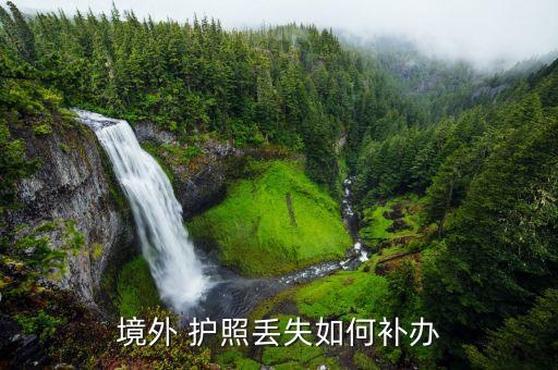 境外 护照丢失如何补办