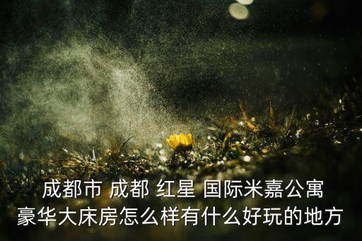  成都市 成都 红星 国际米嘉公寓豪华大床房怎么样有什么好玩的地方