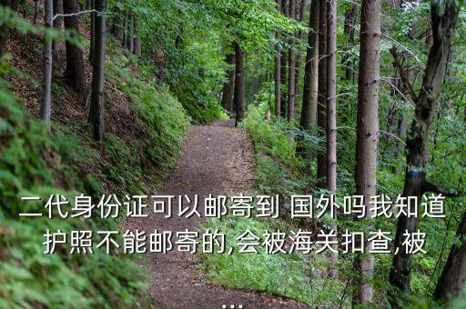 二代身份证可以邮寄到 国外吗我知道 护照不能邮寄的,会被海关扣查,被...