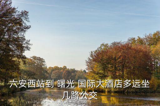 六安西站到 曙光 国际大酒店多远坐几路公交