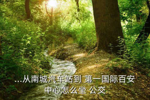 ...从南城汽车站到 第一国际百安中心怎么坐 公交