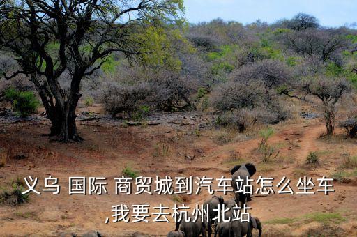 义乌 国际 商贸城到汽车站怎么坐车,我要去杭州北站