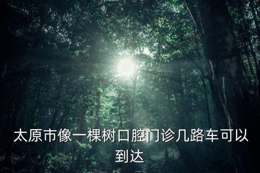  太原市像一棵树口腔门诊几路车可以到达