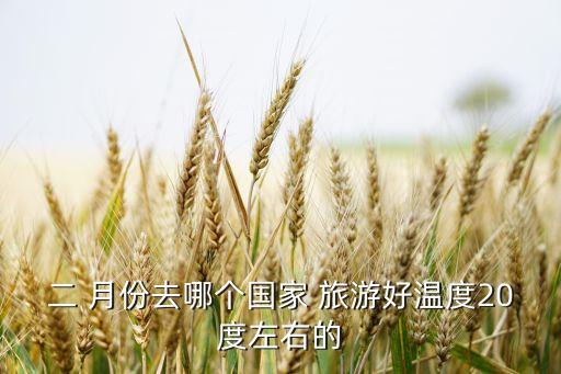 二 月份去哪个国家 旅游好温度20度左右的