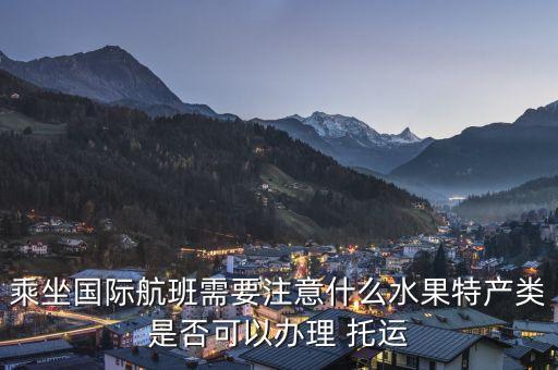 在国外买的东能直接托运吗