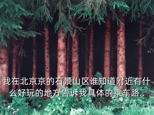 我在北京京的石景山区谁知道附近有什么好玩的地方告诉我具体的乘车路...
