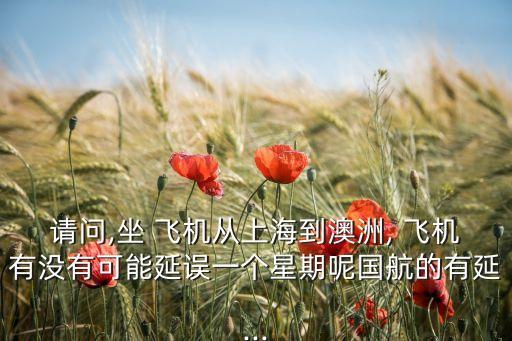 请问,坐 飞机从上海到澳洲, 飞机有没有可能延误一个星期呢国航的有延...
