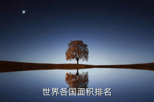 世界各国面积排名