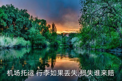 机场托运 行李如果丢失,损失谁来赔