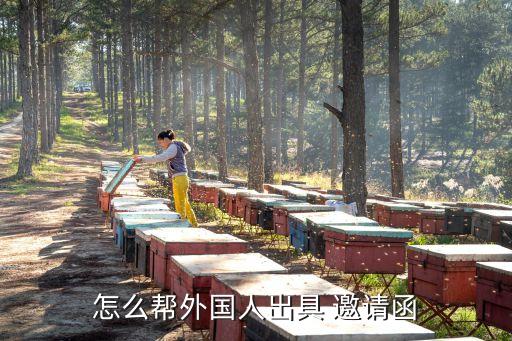 怎么帮外国人出具 邀请函