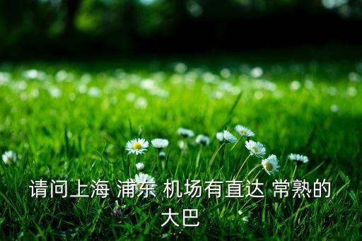 请问上海 浦东 机场有直达 常熟的大巴