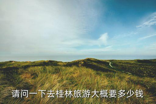 请问一下去桂林旅游大概要多少钱
