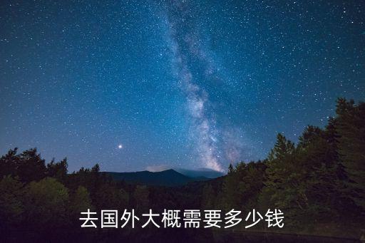 去国外大概需要多少钱