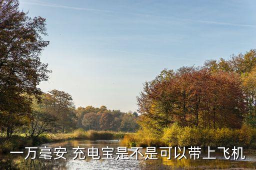 一万毫安 充电宝是不是可以带上飞机