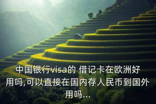 中国银行visa的 借记卡在欧洲好用吗,可以直接在国内存人民币到国外用吗...