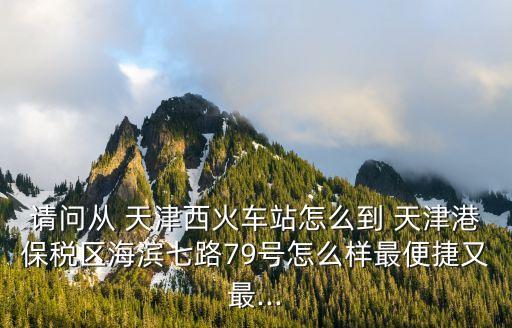 天津西站到天津国际邮轮港