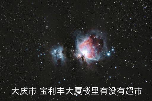 大庆宝利丰国际酒店在哪