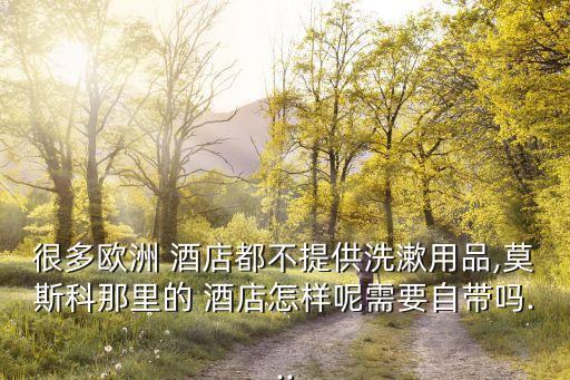 很多欧洲 酒店都不提供洗漱用品,莫斯科那里的 酒店怎样呢需要自带吗...