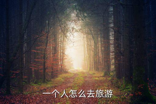 一个人怎么去旅游