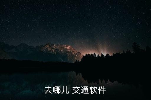 去哪儿 交通软件