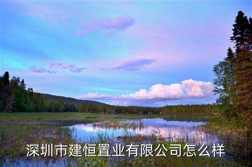 深圳市建恒置业有限公司怎么样