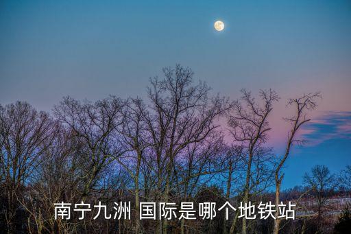 南宁九洲 国际是哪个地铁站