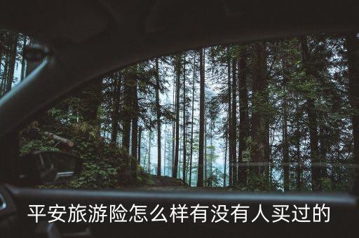 平安旅游险怎么样有没有人买过的
